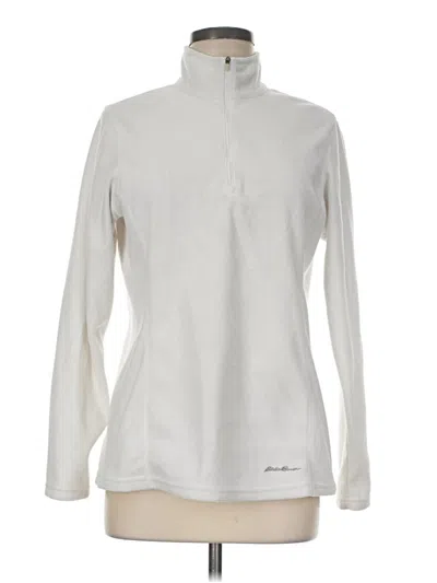 Pre-owned Eddie Bauer Turtleneck Sweater In White