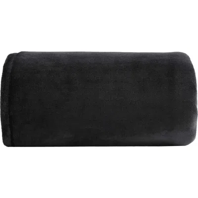Eddie Bauer Ultrasoft Plush Throw Blanket In Black
