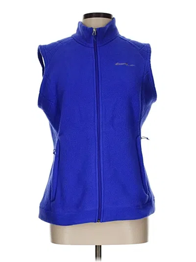 Pre-owned Eddie Bauer Vest In Blue