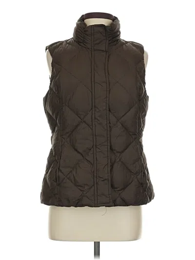 Pre-owned Eddie Bauer Vest In Brown