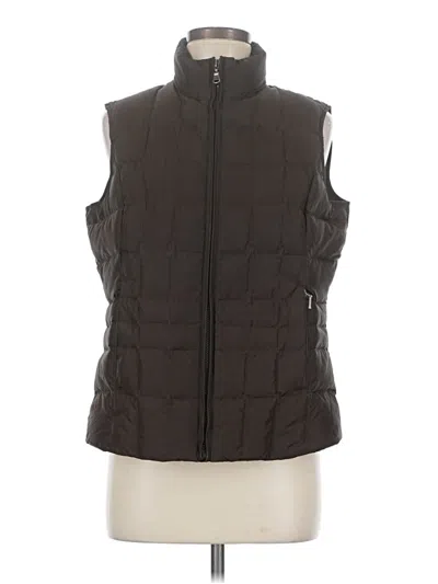 Pre-owned Eddie Bauer Vest In Brown