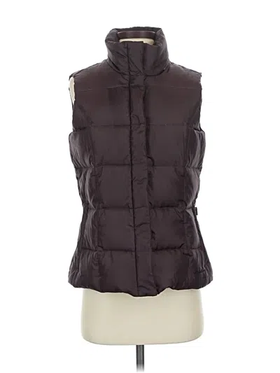 Pre-owned Eddie Bauer Vest In Burgundy