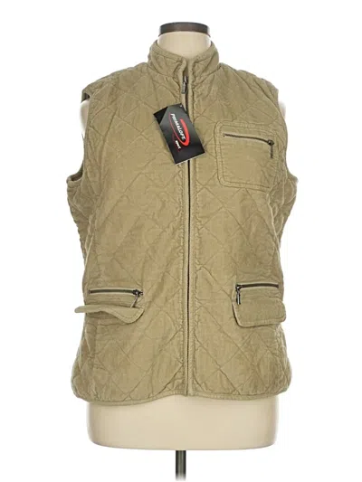 Pre-owned Eddie Bauer Vest In Green