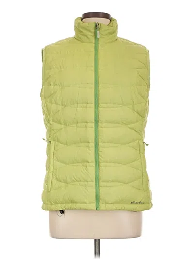 Pre-owned Eddie Bauer Vest In Green