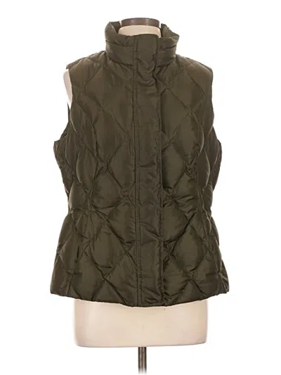 Pre-owned Eddie Bauer Vest In Green