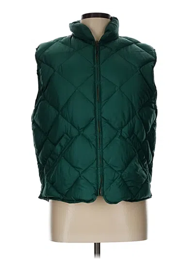 Pre-owned Eddie Bauer Vest In Green
