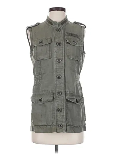 Pre-owned Eddie Bauer Vest In Green