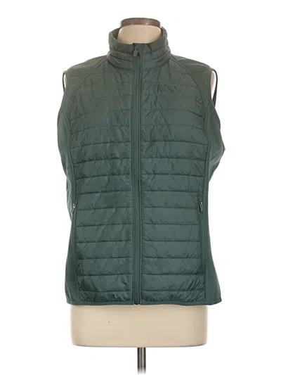 Pre-owned Eddie Bauer Vest In Green