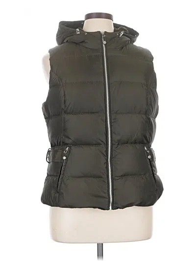Pre-owned Eddie Bauer Vest In Green