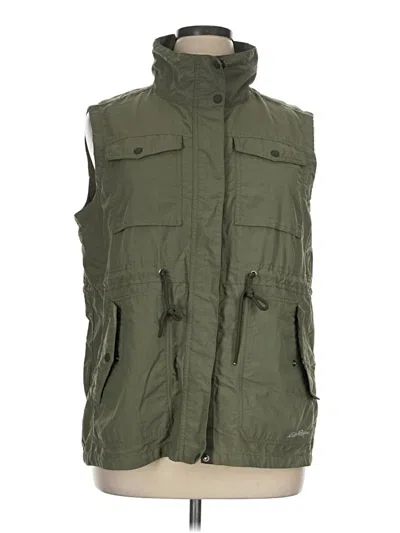 Pre-owned Eddie Bauer Vest In Green