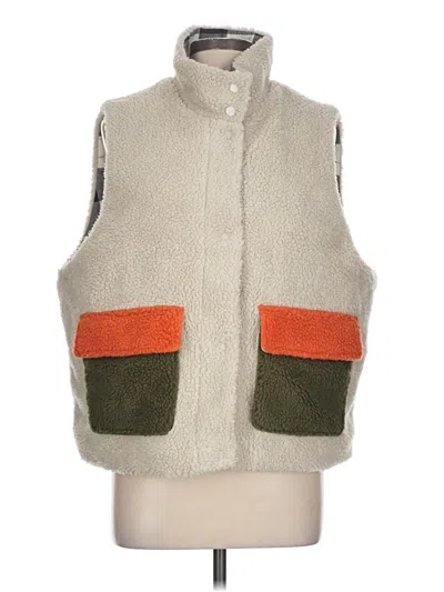 Pre-owned Eddie Bauer Vest In Ivory