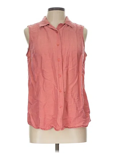 Pre-owned Eddie Bauer Vest In Pink