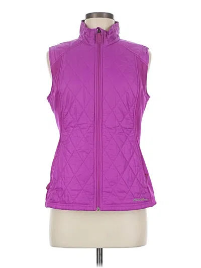 Pre-owned Eddie Bauer Vest In Purple