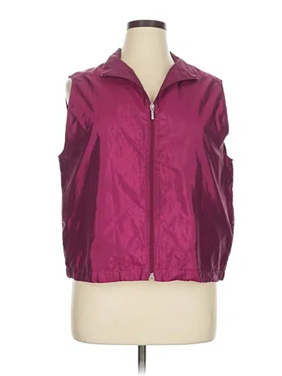 Pre-owned Eddie Bauer Vest In Purple