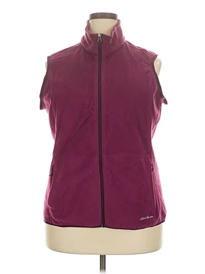 Pre-owned Eddie Bauer Vest In Purple