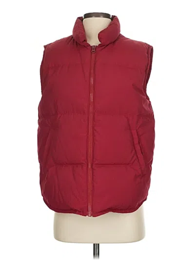 Pre-owned Eddie Bauer Vest In Red