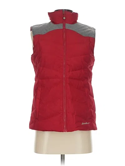 Pre-owned Eddie Bauer Vest In Red
