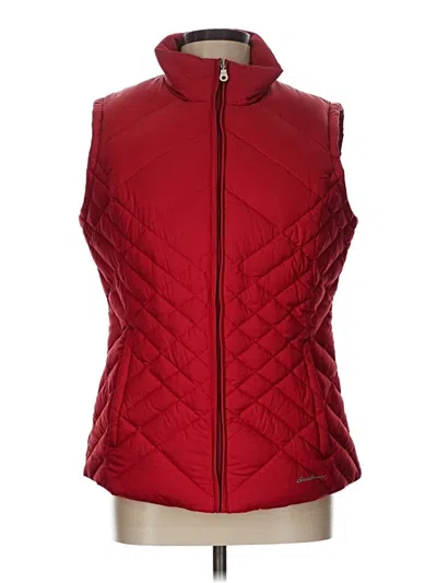 Pre-owned Eddie Bauer Vest In Red