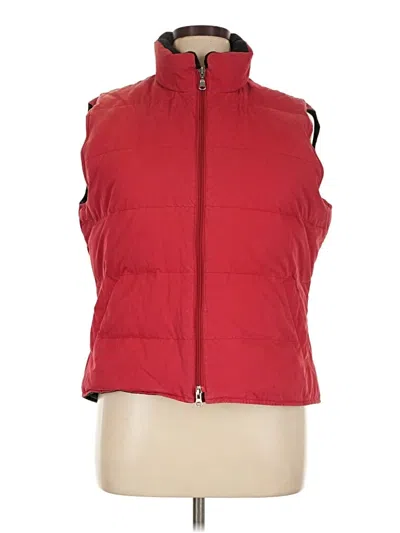 Pre-owned Eddie Bauer Vest In Red