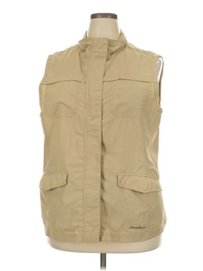 Pre-owned Eddie Bauer Vest In Tan