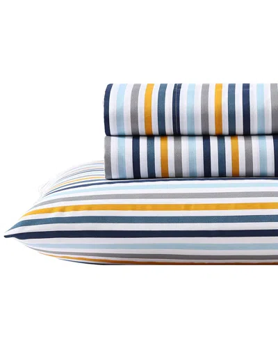 EDDIE BAUER EDDIE BAUER VIVID STRIPE ULTRA SOFT SHEET SET