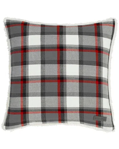 EDDIE BAUER EDDIE BAUER WALLACE PLAID CINDER SQUARE PILLOW