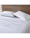 Eddie Bauer Westridge Plaid 100% Cotton Flannel Sheet Set In Blue