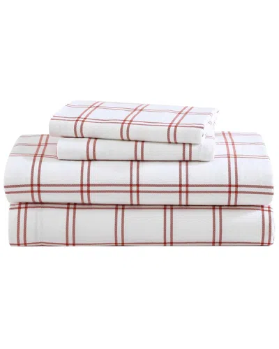 EDDIE BAUER EDDIE BAUER WESTRIDGE PLAID 100% COTTON FLANNEL SHEET SET