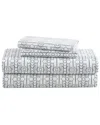 Eddie Bauer Wildwood 100% Cotton Flannel Sheet Set In Green