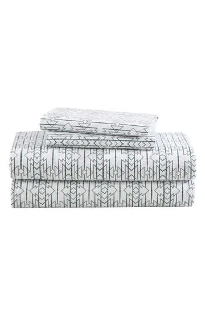 Eddie Bauer Wildwood Cotton Flannel Sheet Set In Green