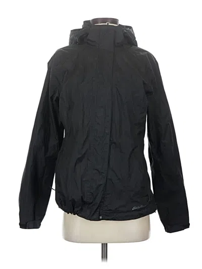 Pre-owned Eddie Bauer Windbreaker Jacket In Black