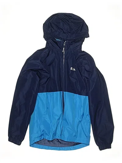 Pre-owned Eddie Bauer Kids' Windbreaker Jacket In Blue