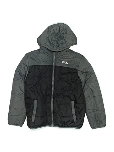 Pre-owned Eddie Bauer Kids' Windbreaker Jacket In Gray