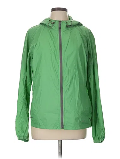 Pre-owned Eddie Bauer Windbreaker Jacket In Green