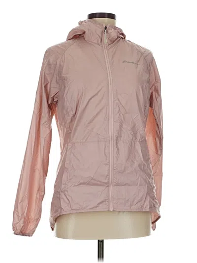 Pre-owned Eddie Bauer Windbreaker Jacket In Pink