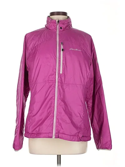 Pre-owned Eddie Bauer Windbreaker Jacket In Purple