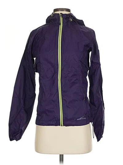 Pre-owned Eddie Bauer Windbreaker Jacket In Purple