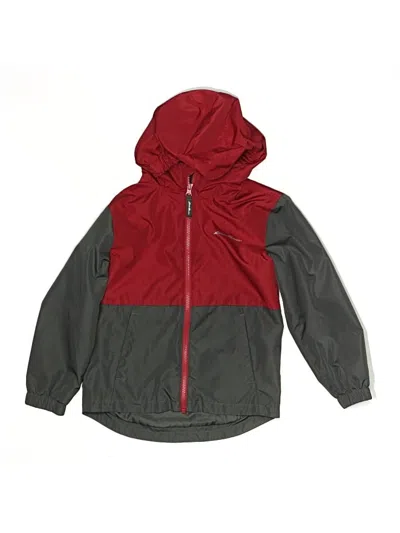 Pre-owned Eddie Bauer Kids' Windbreaker Jacket In Red