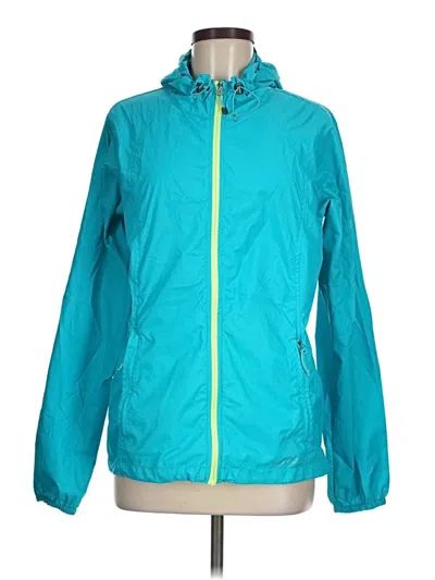 Pre-owned Eddie Bauer Windbreaker Jacket In Teal