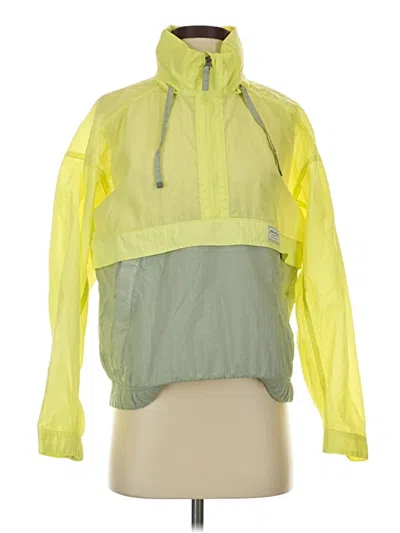 Pre-owned Eddie Bauer Windbreaker Jacket In Yellow