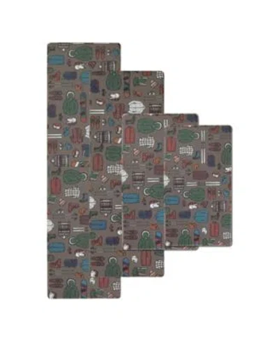 Eddie Bauer Winter Sportswear Non Slip Kitchen Mat In Multi