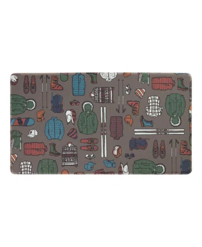 Eddie Bauer Winter Sportswear Non-slip Kitchen Mat, 17.5" X 32" In Multi