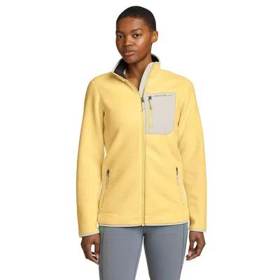 Eddie Bauer Women's Quest 300 Fleece Jacket In Yellow