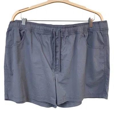 Eddie Bauer Women's Stretch Cotton Washed Drawstring Shorts In Purple Haze In Gray