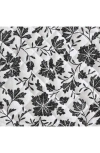 Eddie Bauer Woodblock Floral Cotton Flannel King Quilt & Sham Set In Black