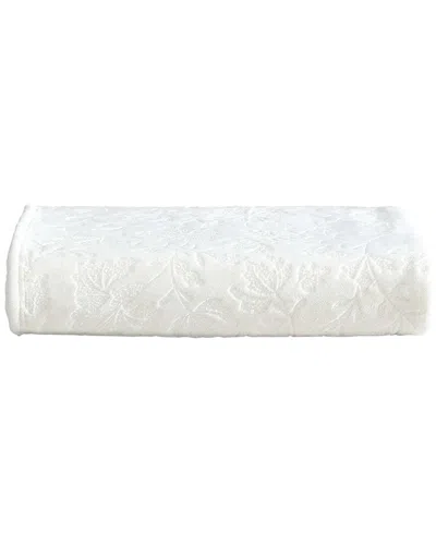 EDDIE BAUER EDDIE BAUER WOODBLOCK FLORAL ULTRA SOFT PLUSH FLEECE REVERSIBLE THROW BLANKET