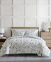Eddie Bauer Woodland Forest Reversible 3 Piece Comforter Set, Full/queen In White,grey,rose Pink