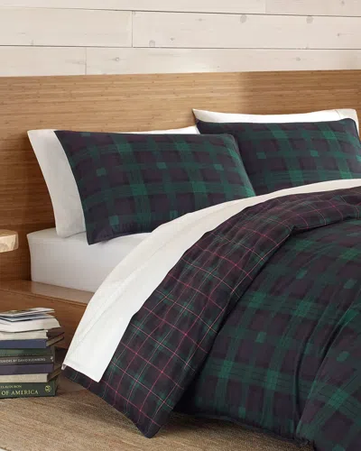 Eddie Bauer Woodland Tartan Green Comforter Set