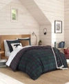 Eddie Bauer Woodland Tartan Green Duvet Cover Sets In Green