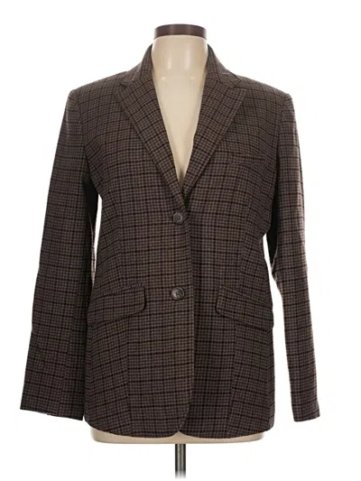 Pre-owned Eddie Bauer Wool Blazer Jacket In Brown